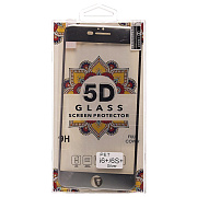 Защитная пленка изогнутая Glass PET 5D для "Apple iPhone 6 Plus/6S Plus" (black)