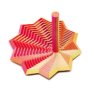Антистресс игрушки - 3D Пирамида 9см (red/coral)