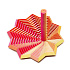 Антистресс игрушки - 3D Пирамида 9см (red/coral)