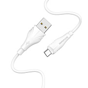 Кабель USB - micro USB Borofone BX18 12W 300см 2,4A  (white)