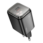 Адаптер Сетевой Hoco N54 Type-C 3A/45W (black)