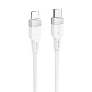 Кабель Type-C - Apple lightning Hoco X109 PD 27W 100см 3A  (white)