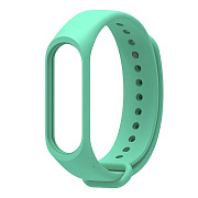 Ремешок - WB13 Xiaomi Mi Band 3/Mi Band 4 силикон на кнопке (регулируемый) (dark green)