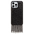 Чехол-накладка - PC095 POSH SHINE для "Apple iPhone 15 Pro Max" кристальный водопад (black titanium) (237153)