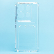 Чехол-накладка - SC276 с картхолдером для "Infinix Note 30 Vip" (transparent) (226630)