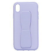 Чехол-накладка - PC058 для "Apple iPhone XR" с подставкой и магнитом (light violet)