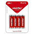 Батарейка AA Smart Buy LR6 (4-BL) (48/480)