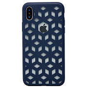 Чехол-накладка - PC022 для "Apple iPhone X/iPhone XS" (blue)