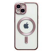 Чехол-накладка - SM027 SafeMag для "Apple iPhone 14" (pink) (232362)