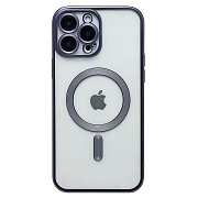 Чехол-накладка - SM027 SafeMag для "Apple iPhone 13 Pro Max" (blue titanium) (232365)