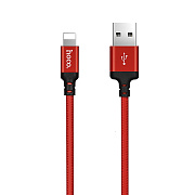 Кабель USB - Apple lightning Hoco X14 Times Speed 10W 100см 2A  (red/black)