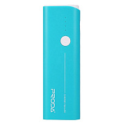 Внешний аккумулятор Proda V6 10 000mAh Micro USB/USB*2 (mint)