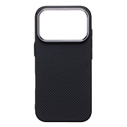 Чехол-накладка - MosBros (PC) для "Apple iPhone 17 Pro" (LF39) (black) (242747)