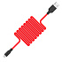 Кабель USB - micro USB Hoco X21 Plus (silicone) 12W 200см 2,4A  (red/black)