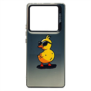 Чехол-накладка - PC094 для "Infinix Note 40 Pro" (утка) (transparent/black) (233824)