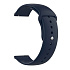 Ремешок - WB34 Sport Band силикон на кнопке Универсальный 22мм (dark blue)