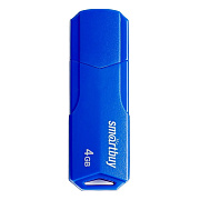 Флэш накопитель USB  4 Гб Smart Buy CLUE (blue)