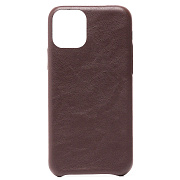 Чехол-накладка - Leather для "Apple iPhone 11 Pro Max" (brown)