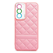 Чехол-накладка - SC318 экокожа для "Samsung SM-A546 Galaxy A54" (light pink) 