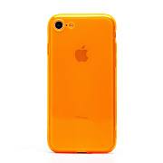 Чехол-накладка - SC344 для "Apple iPhone 7/8/SE 2022" (transparent/orange) (232072)