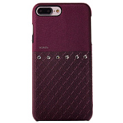 Чехол-накладка Mokka Flower pattern series для "Apple iPhone 7 Plus/8 Plus" (burgundy) ..