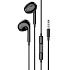 Проводные наушники с микрофоном вкладыши Hoco M101 Max Crystal Jack 3,5  (black)
