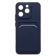Чехол-накладка - SC337 с картхолдером для "Realme 15T" (dark blue) (241748)