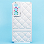 Чехол-накладка - SC318 экокожа для "Samsung SM-A546 Galaxy A54" (white)