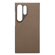 Чехол-накладка Cellis SM009 POSH KEVLAR SafeMag для "Samsung Galaxy S24 Ultra" (canyon)