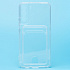 Чехол-накладка - SC276 с картхолдером для "Samsung SM-S906 Galaxy S22+" (transparent) (210439)