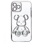 Чехол-накладка - SC329 для "Apple iPhone 12 Pro" (silver)