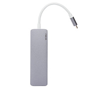 Хаб Type-C WiWU T4 5 in 1 (grey) (gray)