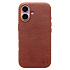 Чехол-накладка Cellis SM031 SafeMag для "Apple iPhone 16" Натуральная кожа (brown) (237501)