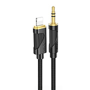 Кабель Lightning - 3.5mm Hoco UPA30  100см   (black)