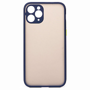 Чехол-накладка - PC041 для "Apple iPhone 11 Pro" (dark blue/black)
