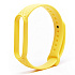 Ремешок - WB08 Xiaomi Mi Band 5/Mi Band 6 силикон на кнопке (регулируемый) (yellow)
