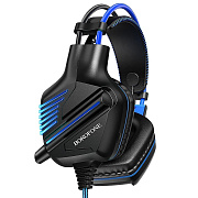 Компьютерная гарнитура Borofone BO101 Racing с микрофоном, игровая серия, USB-A + 3,5 Jack (blue)