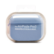 Чехол - Soft touch для кейса "AirPods Pro 3" (light blue)