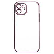 Чехол-накладка - PC073 с закрытой камерой для "Apple iPhone 12" (violet) (213804)