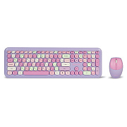 Беспроводной набор Smart Buy SBC-666395AG-V мембранная клавиатура+мышь (violet) 