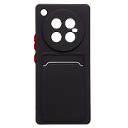 Чехол-накладка - SC337 с картхолдером для "Infinix Zero 40 5G" (black) (237031)