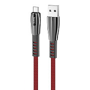 Кабель USB - micro USB Hoco U70  120см 2,4A  (red)