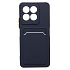 Чехол-накладка - SC337 с картхолдером для "Honor X6c" (dark blue) (241228)