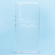 Чехол-накладка - SC276 с картхолдером для "Samsung SM-A546 Galaxy A54" (transparent)