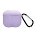 Чехол - Soft touch для кейса "AirPods (4-го поколения)" (light purple) (238197)