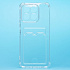 Чехол-накладка - SC276 с картхолдером для "Honor X6b" (transparent) (233907)