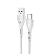 Кабель USB - Type-C Hoco X37 Cool power 15W 100см 3A  (white)