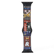 Ремешок - ApW01 Apple Watch 38/40/41 mm силикон (022) (black)