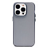 Чехол-накладка - PC089 для "Apple iPhone 14 Pro" (matte transparent/black)