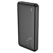 Внешний аккумулятор Hoco J87 PD CQ 10000mAh Type-C/USB/Type-C (black)